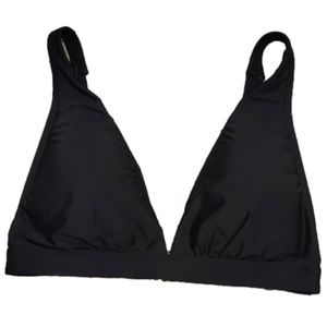 “ATHENA” BLACK BIKINI TOP SIZE 10 NWT